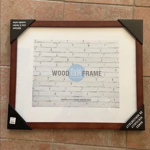 Brand new 11X14 Wood Frame Chestnut Brown